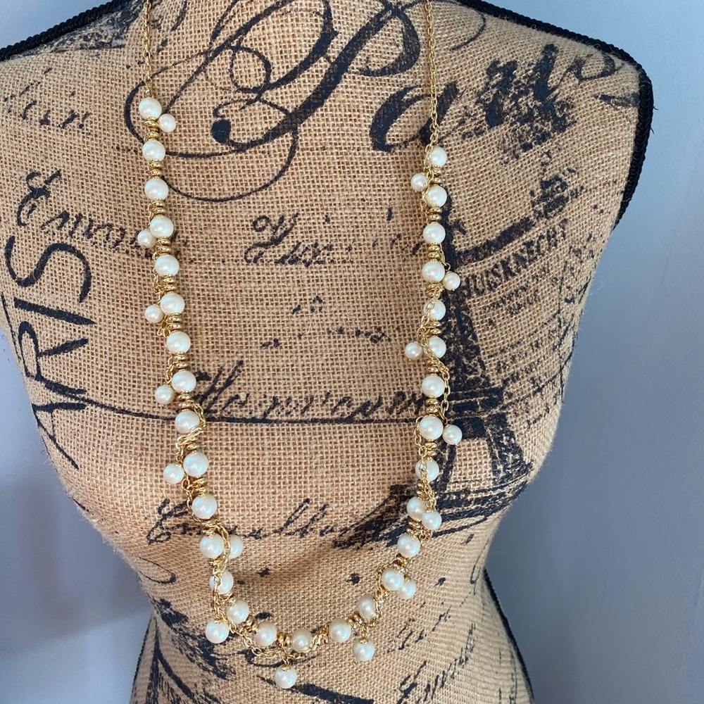 NWT Carolee Gold Tone with Pearls